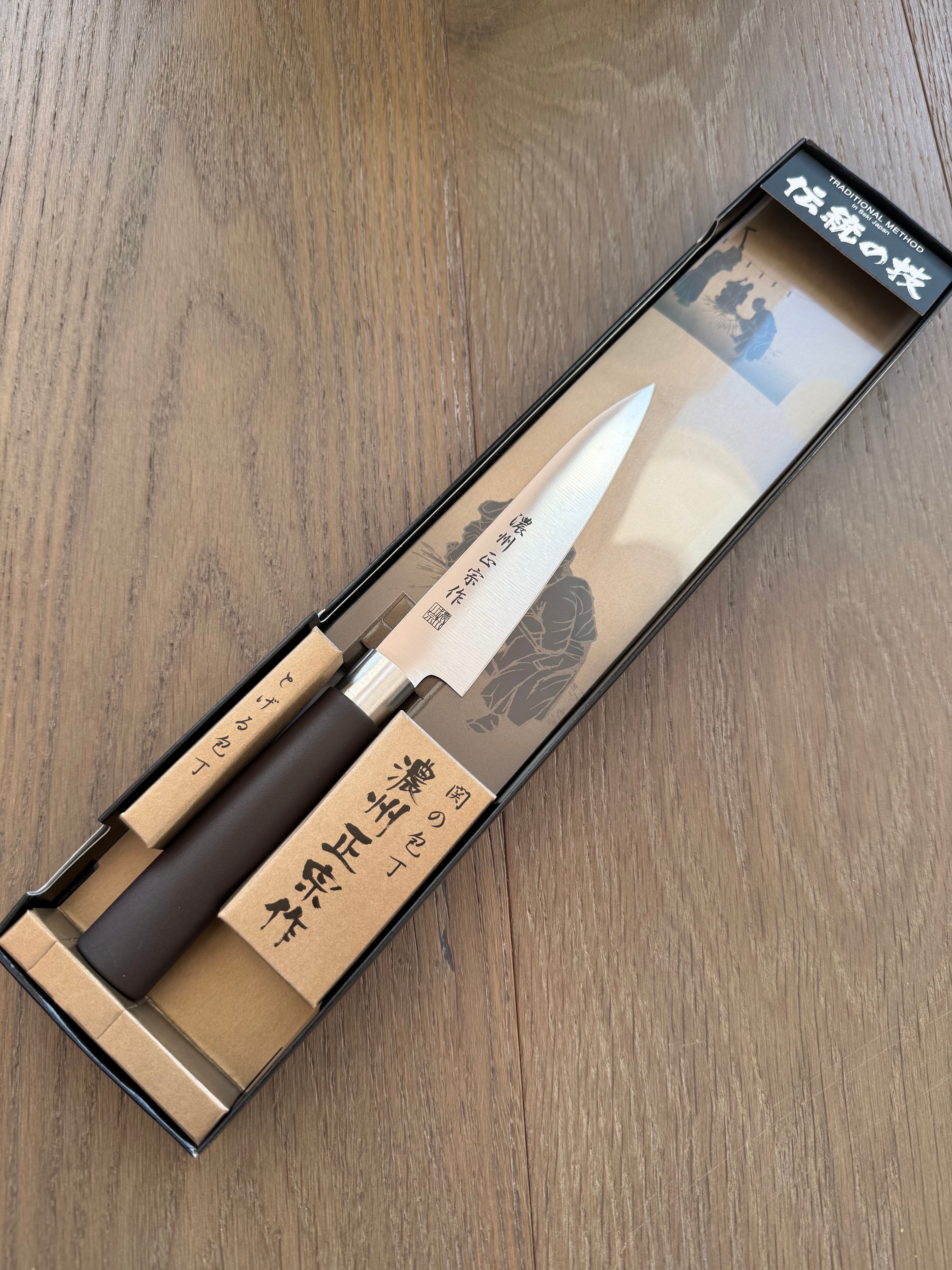 Nōshū Masamune Petty knife — compact Japanese utility knife, made in Seki, Japan