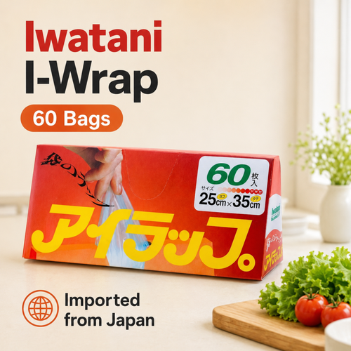 Iwatani I-Wrap cooking bags, 60 pack, imported from Japan