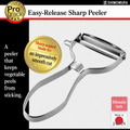 SHIMOMURA Pro-Grade Sharp Peeler – Japanese Vegetable Peeler, Made in Tsubame-Sanjo