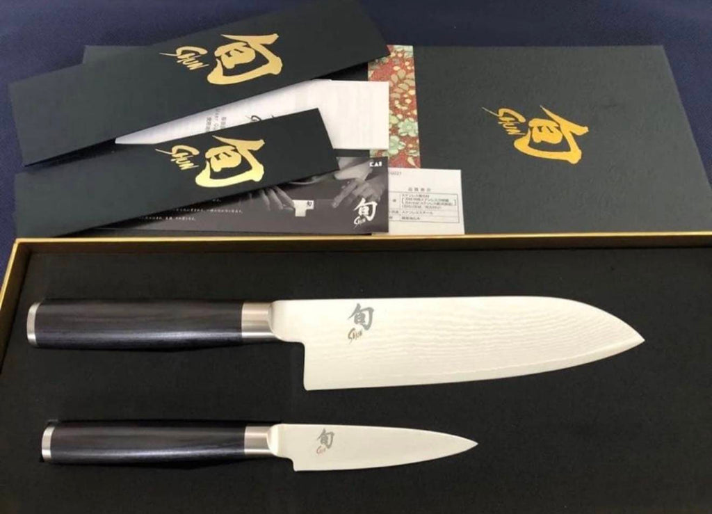 Shun Classic 2-Piece Japanese knife set — chef's knife and paring knife by KAI